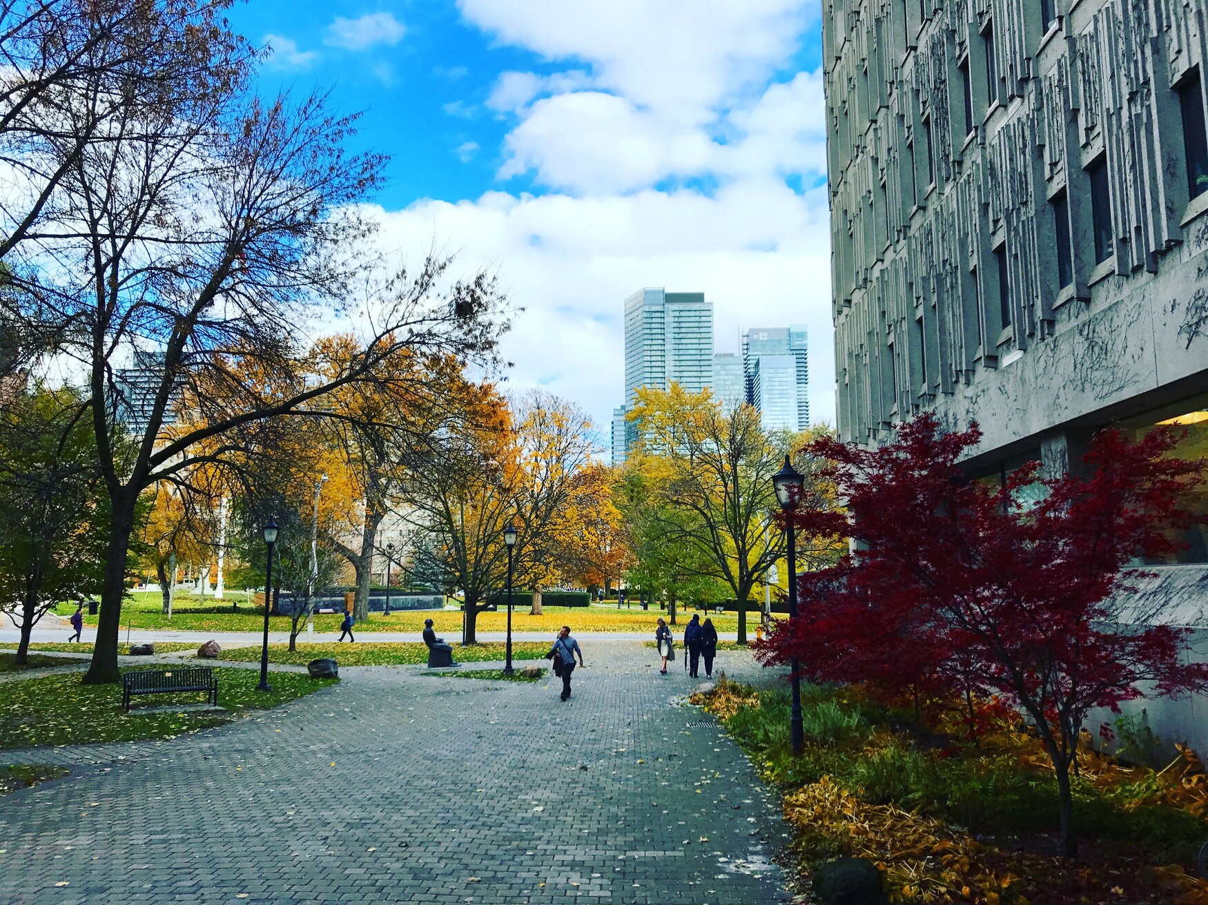 campus and University Ave.