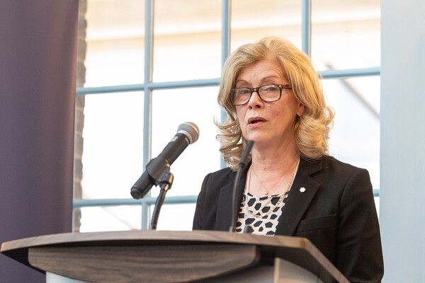 Former dean of Temerty Medicine, Catharine Whiteside (MD '75)